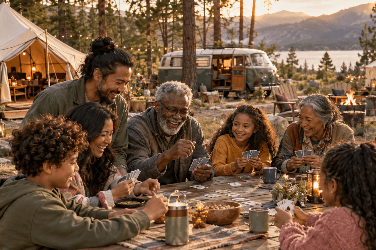 Multigenerational Family Camping