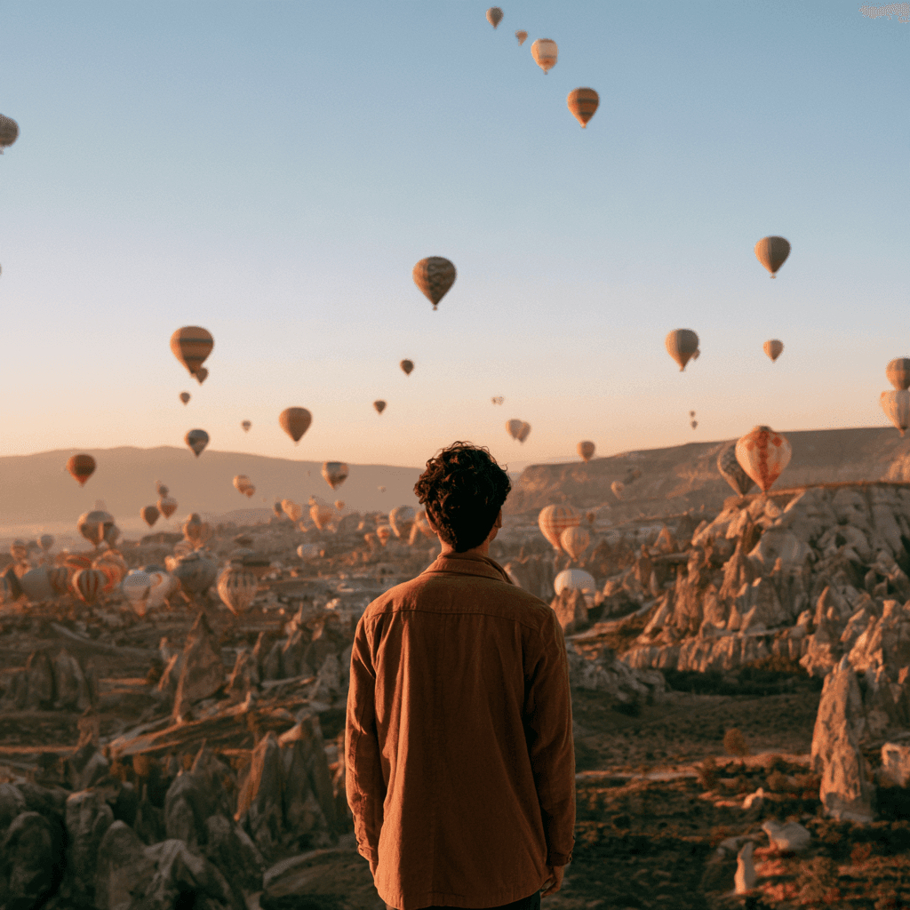 Hot air balloons solo